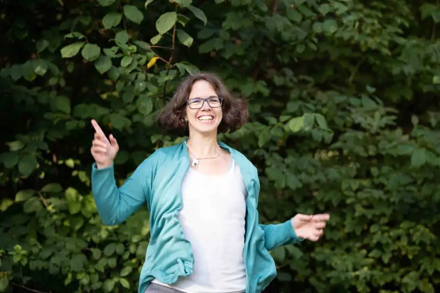 Marie Meyer-Marktl tanzt.